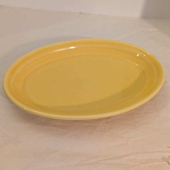 Fiesta 9.5 inch Small Oval Serving Platter in Yellow Color - Picture 1 of 7